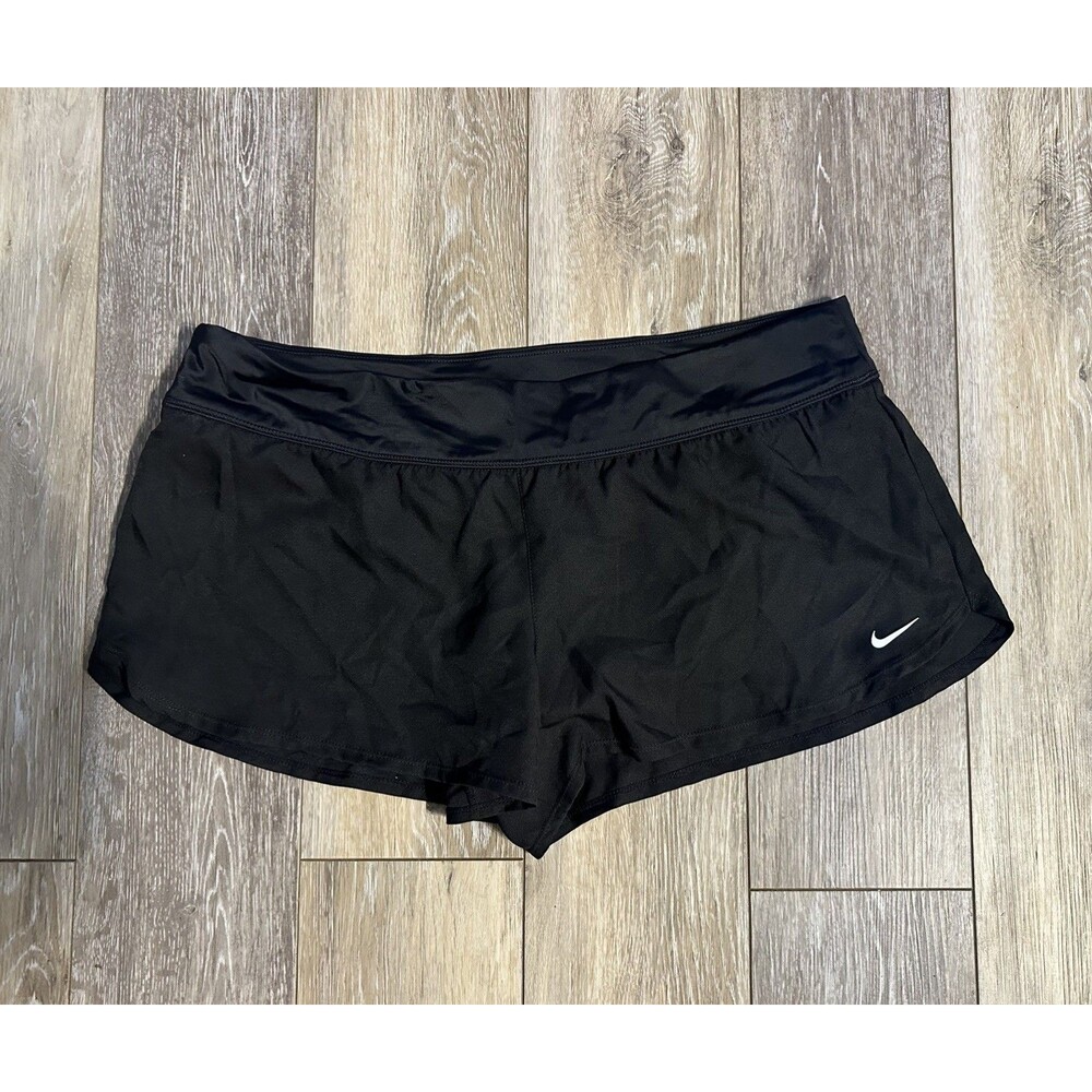Nike Swim Women's Black Board Shorts Size XL NESS8202-001 New With Tags